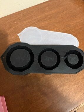 Silicone Measuring Mold Tray - Black